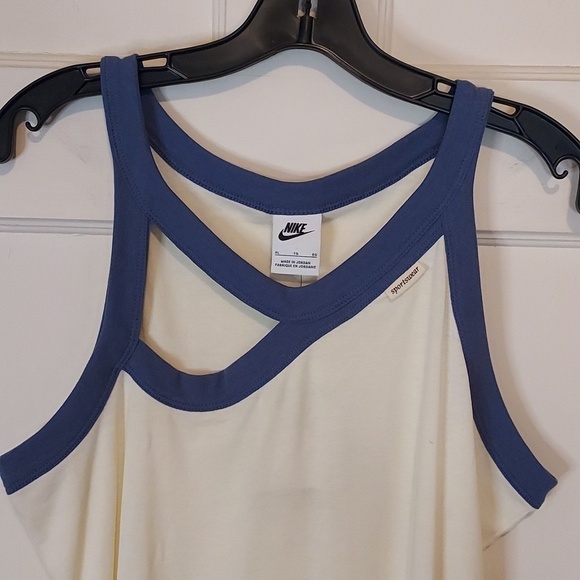 Nike Sportswear Collection Women's Cutout Tank Top Coconut Milk - Picture 7 of 16